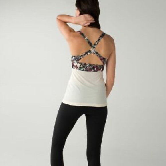 LULULEMON Wrap It Up Tank So Fly Butterfly Angel Wing Multi - Picture 3 of 10
